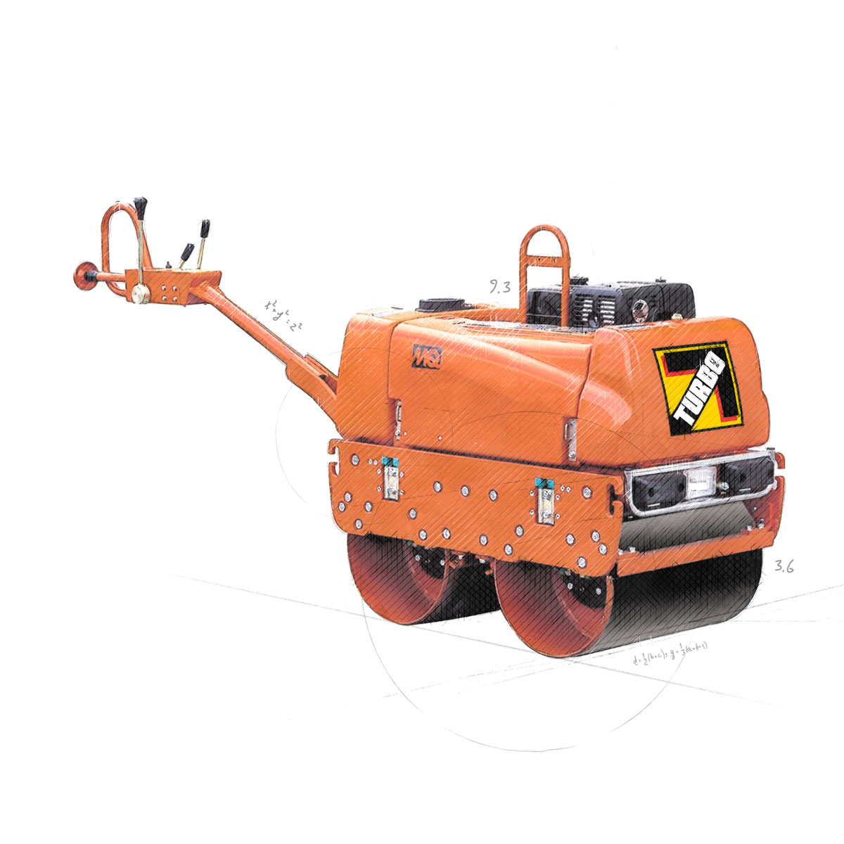 Rouleau compacteur double Atelier location Turbo